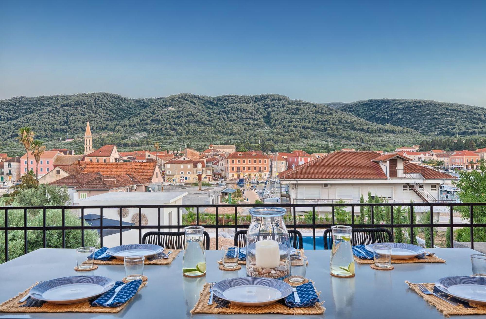 Hvar Luxury Villa And Pool With View In Heart Of Stari Grad Stari Grad  Ngoại thất bức ảnh